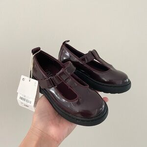 Zara Kids Dress Shoes in Deep Burgundy